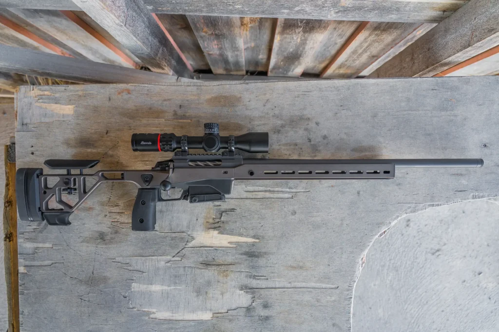 Targetilla on helppo ampua, koska se on tasapainoltaan hyvä jo paketista.